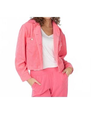 EsQualo Juna Fancy Graphic Jacket - Pink