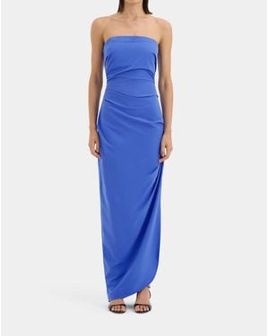 SIR. Sol Strapless Gown - Blue