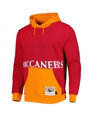 Mitchell & Ness Tampa Bay Buccaneers Nfl Throwbacks Hoodie Sweatshirt - Red