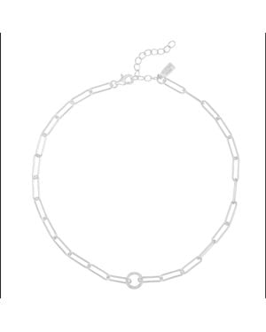 Electric Picks Jade Necklace - Metallic