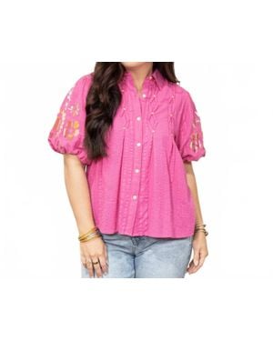 Layerz Clothing Brinley Top - Pink