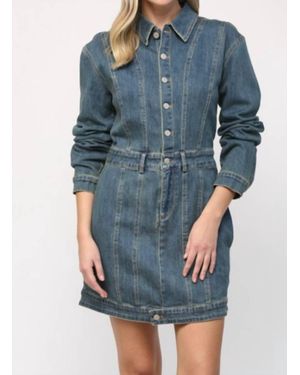 Fate by LFD Denim Mini Dress - Blue