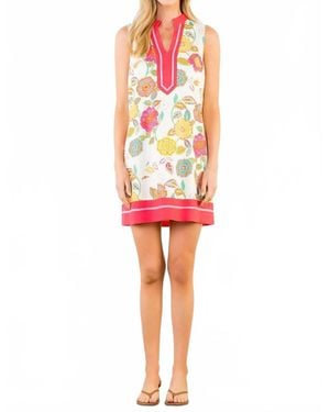 Thml Sleeveless Floral Print Mini Dress - Red