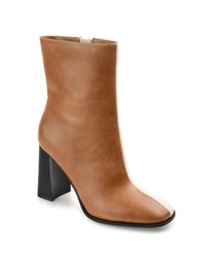 Journee Collection Tru Comfort Foam January Bootie - Brown