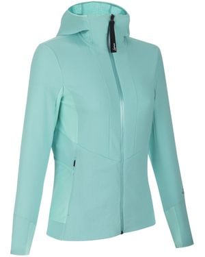 Lamunt Full Zip Fitted Hoodie - Blue
