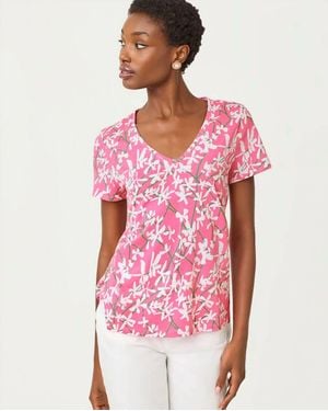 Lilly Pulitzer Maryetta Top - Pink