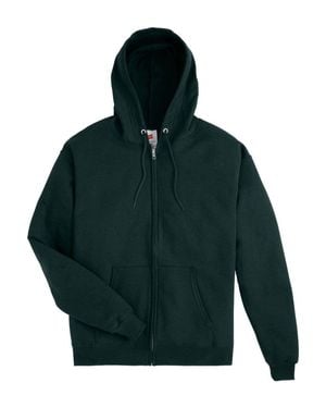 Hanes Ecosmart Full-Zip Hooded Sweatshirt - Green