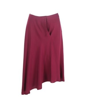 Theory Asymmetric-Hem Skirt - Purple