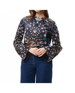 Cleobella Leela Top - Blue