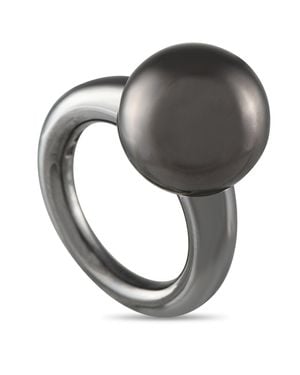 Mikimoto Margarita 18K South Sea Pearl Ring Mk14-051325 - Gray