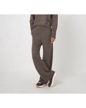 Repeat Cashmere Pull-On Pants - Gray