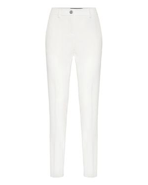 Philipp Plein Cady Office Pants Skull - White