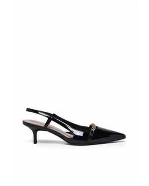Pinko Patent Leather Décolleté - White