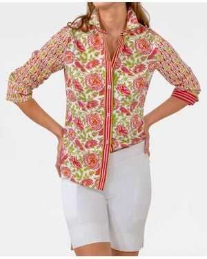 Gretchen Scott Boyfriend Shirt - White