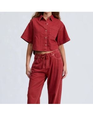 Rag & Bone Marin Top - Red