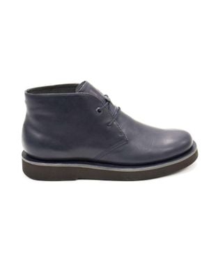 Camper Tyre Lace-Up Ankle Boots - Blue