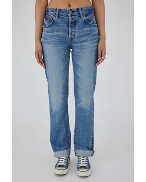 Moussy Seagraves Straight Jean - Blue