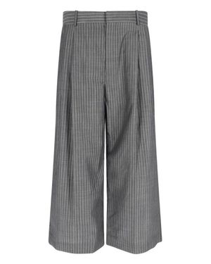 Hed Mayner Wide-Leg Pants - Gray