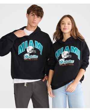Aéropostale Miami Dolphins 1973 Season Pullover Hoodie - Black