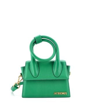 Jacquemus Le Chiquito Noeud Bag Leather - Green