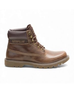 Caterpillar Cat (Caterpillar) Colorado 2.0 Fossil Leather Hiking Ankle Boots - Brown