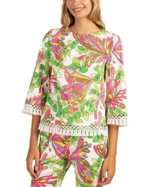 Trina Turk Sprig Top - Gray