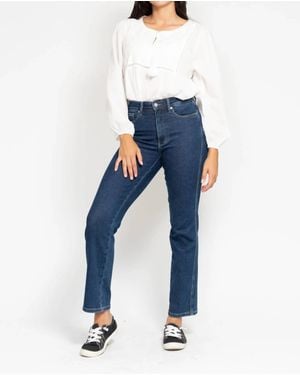 Judy Blue High Waist Tummy Control Straight Leg Jeans - Blue