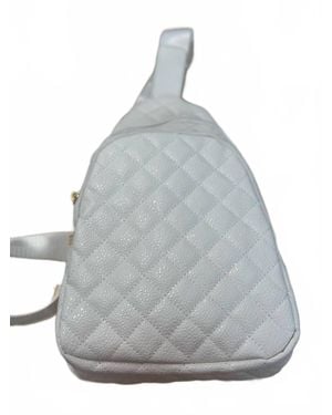 The Lyrical Spirit Quilted Crossbody Sling Bag - Gray