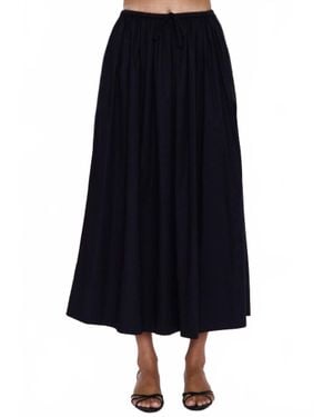 Pistola Noelle Poplin Maxi Skirt - Blue