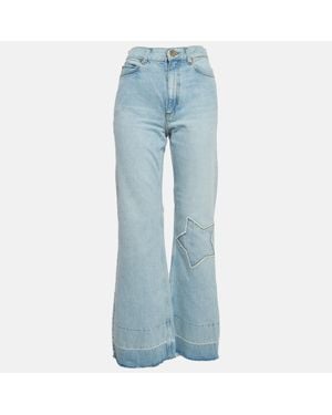 Sandro Denim Stradivarius Str Wide Leg Jeans S/Waist - Blue