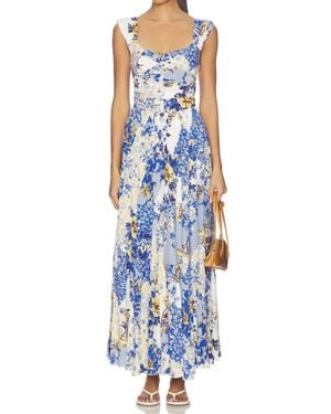 Free People Sasha Maxi Dress - Blue