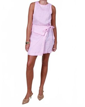 MON RENN Solar Mini Dress - Red