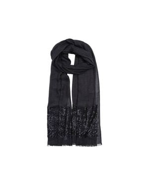 Echo Sequin Border Wrap - Black