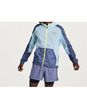 Saucony Elevate Packaway Jacket - Blue