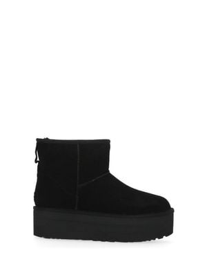 UGG Classic Mini Platform Ankle Boots - Black