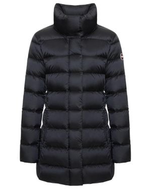 Colmar Quilted High Collar Down Jacket - Black