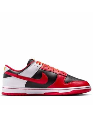 Nike Dunk Low Retro Shoes - Red