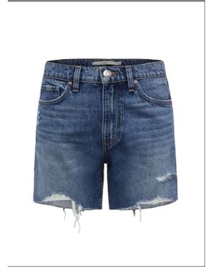 Hudson Jeans Devon High Rise Boyfriend Short - Blue