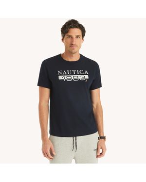 Nautica Foil 1983 Graphic T-Shirt - Black