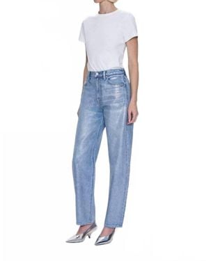 Pistola Wess High Rise Barrel Jean - Blue