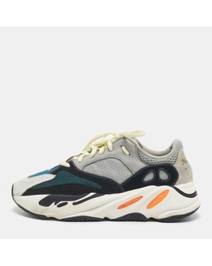 Yeezy X Adidas Suede And Mesh Boost 700 Wave Runner Sneakers - Multicolor