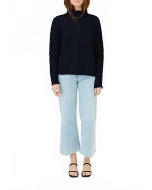 Frank & Eileen Gaucho Wide-Leg Jean - Blue