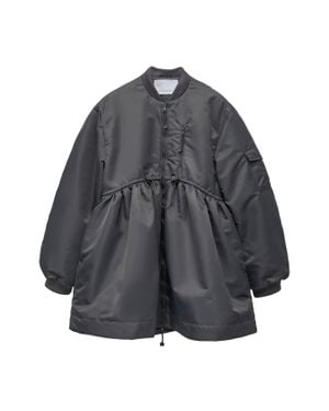 Cecilie Bahnsen Dark Cbfrancis Technical Nylon Jacket - Gray