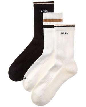 BOSS Boss Set Of 3 Sock - Natural