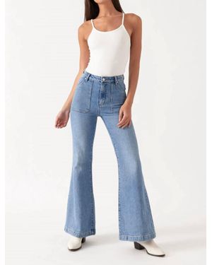 Rolla's Eastcoast Flare Pants - Blue