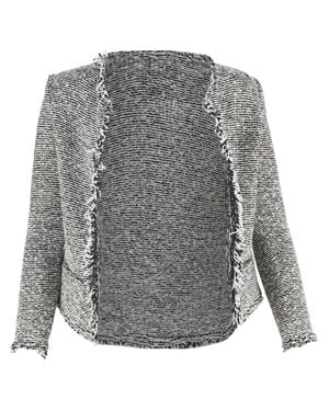 IRO Azure Tweed Open Blazer - Gray