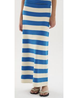 Maria Cher Murillo Andi Midi Skirt - Blue