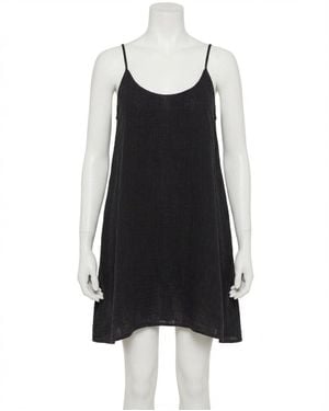Z Supply Shana Gauze Mini Dress - Black