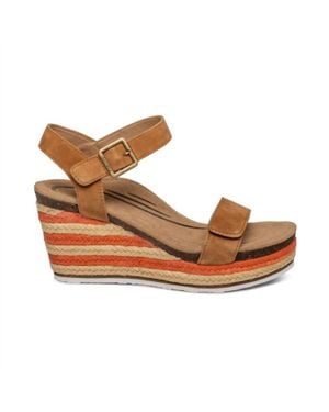 Aetrex Sydney Espadrille Wedge - Brown