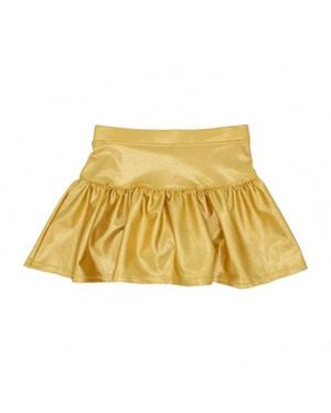Azarhia Girls Gathered Skort - Yellow